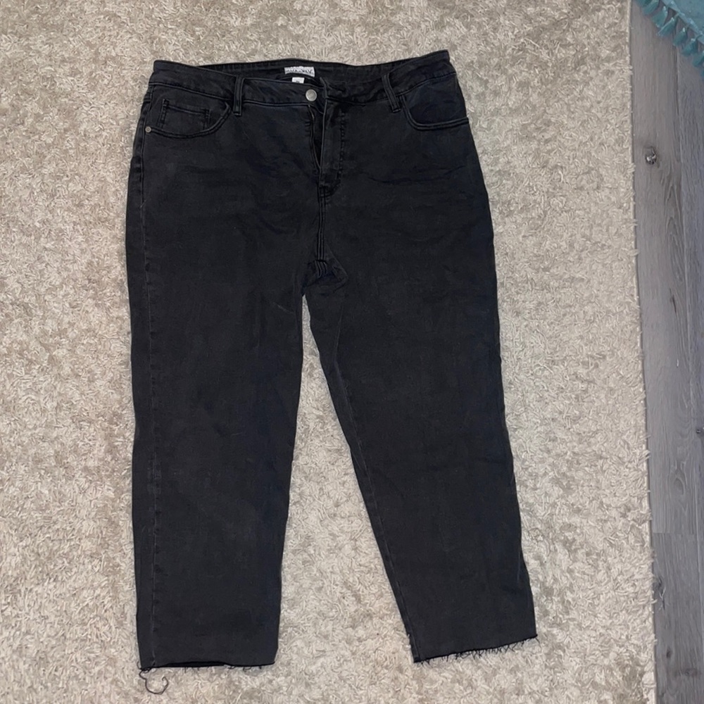 Women’s Ava & Viv (Target) Boyfriend Style Black Jeans